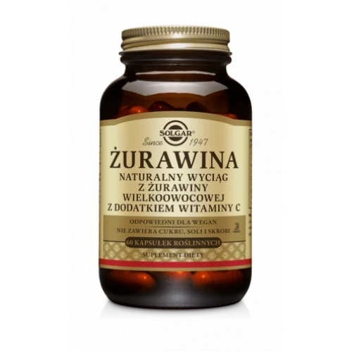 Solgar - Żurawina Wielkoowocowa 400 mg - 60 kapsułek Solgar - Żurawina Wielkoowocowa 400 mg - 60 kapsułek
